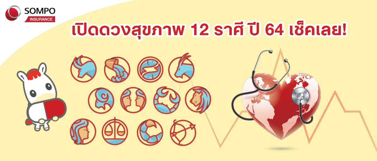 เปิดดวงสุขภาพ 12 ราศี ปี 64 เช็คเลย