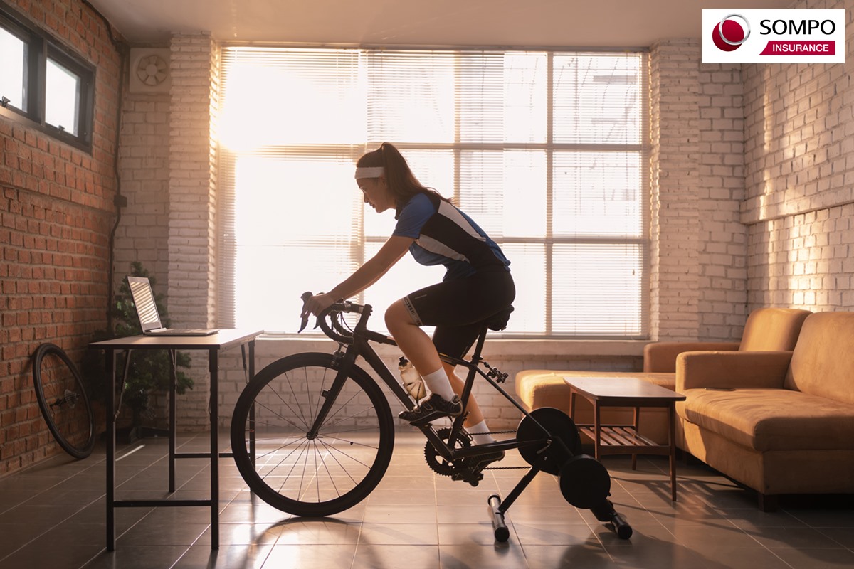 ปั่นจักรยานเผาผลาญแคลอรี่ อีกหนึ่งวิธีการออกกำลังกายด้วยเครื่องออกกำลังกายภายในบ้าน